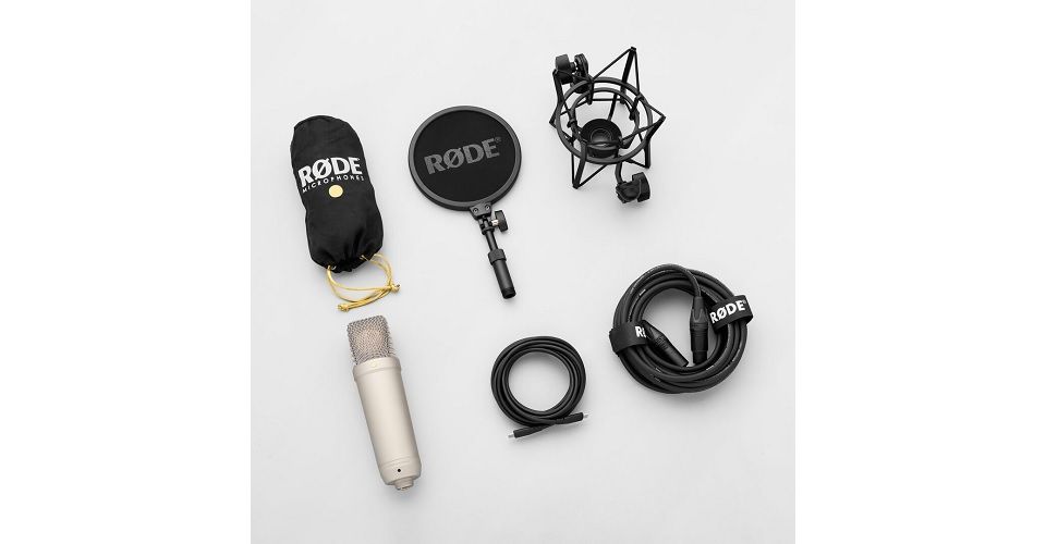 Rode NT1 5th Generation Studio Condenser Microphone - Black and Silver Feature 7