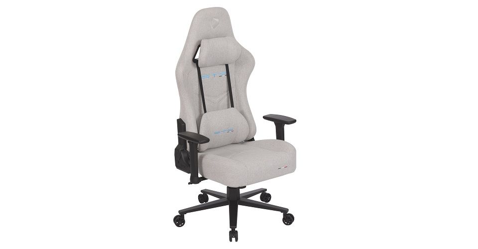 ONEX RTC Embrace Large Fabric Gaming Chair - Ivory Feature 1