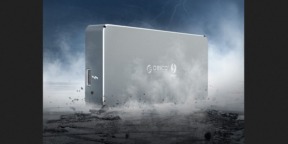 Orico Thunderbolt 3 NVMe M.2 SSD Enclosure - Grey Feature 1