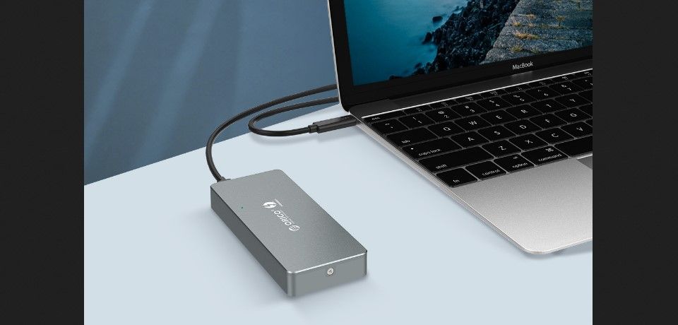 Orico Thunderbolt 3 NVMe M.2 SSD Enclosure - Grey Feature 3