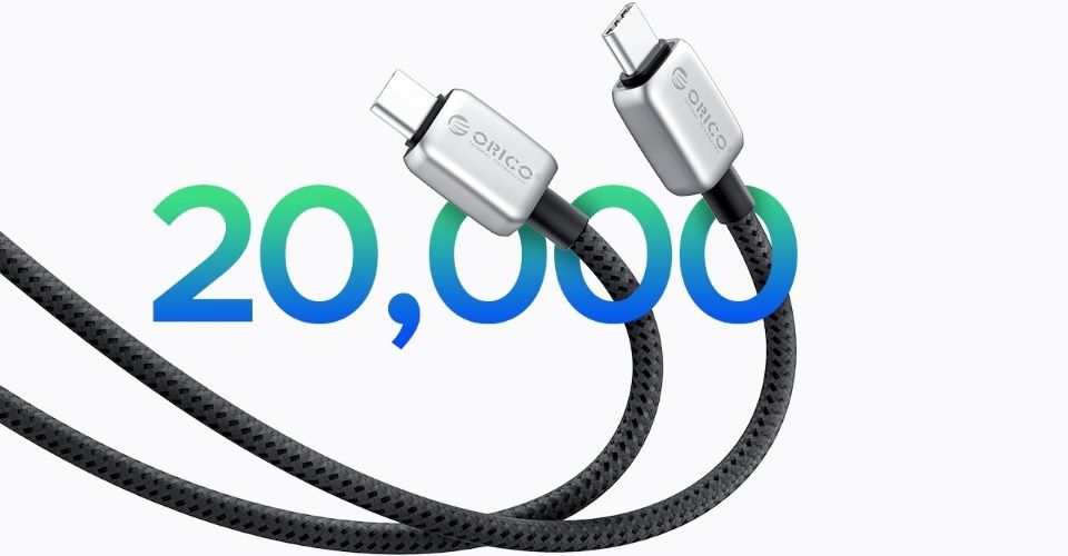 ORICO USB-C to USB-C PD60W Fast Charge & Data Cable - 1m Feature 3