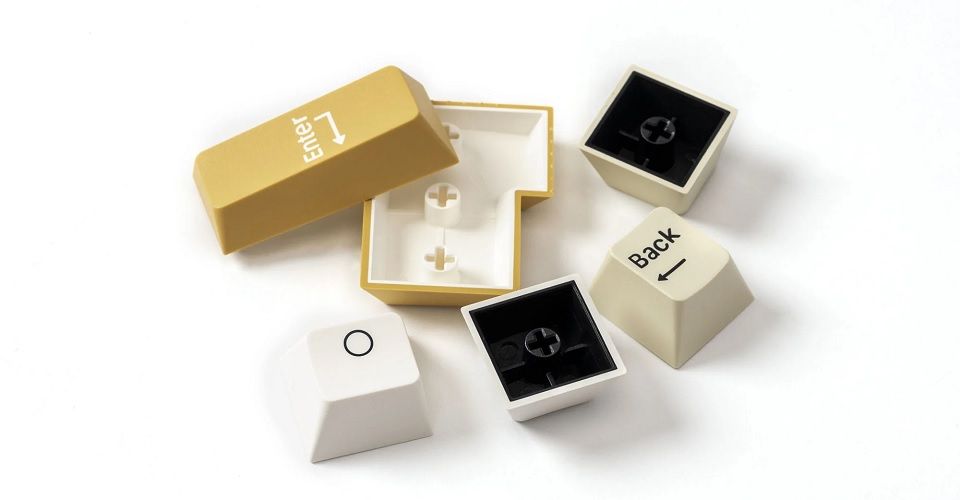 Buy Keychron Cherry Profile Double-Shot PBT Full Set Keycaps - Camel ...