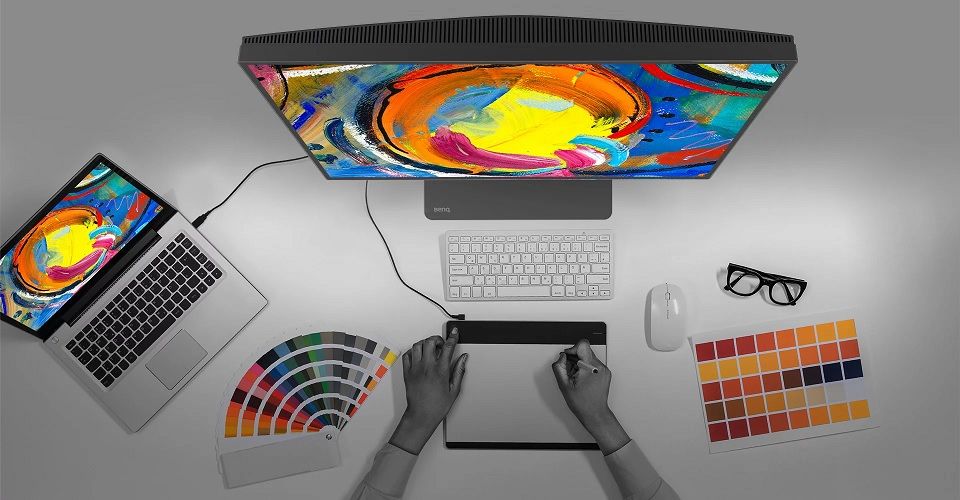 Benq PD3220U 32-inch 4K UHD P3 Thunderbolt 3 Mac® Compatible Designer Monitor Feature 2