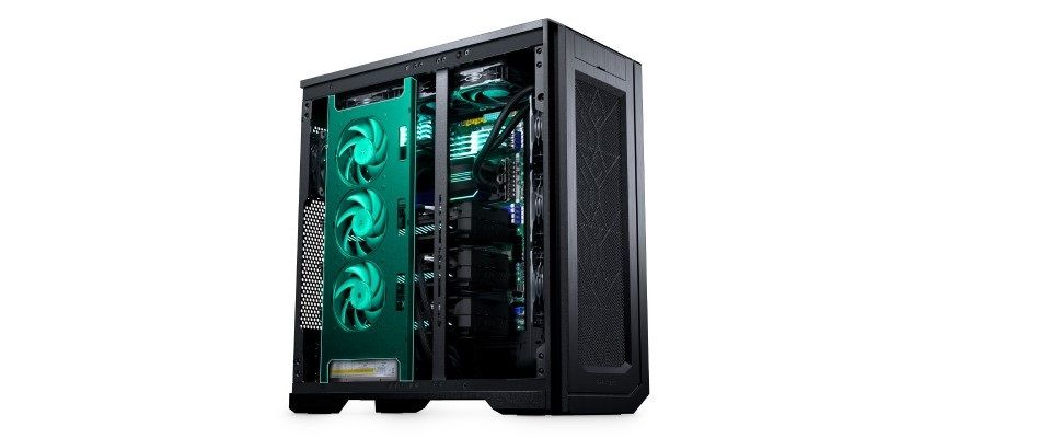 Phanteks Enthoo Pro 2 Server Tempered Glass Full Tower Chassis - Satin Black Feature 2