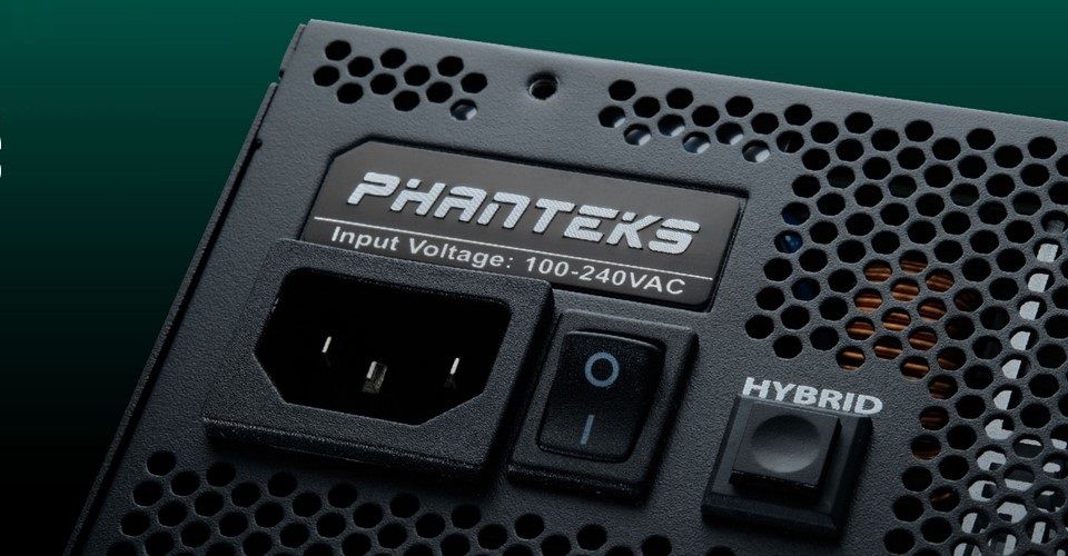 Phanteks AMP 1000W V2 80+ Gold Fully Modular 16 Pin Adapter PSU - Black/White Feature 5