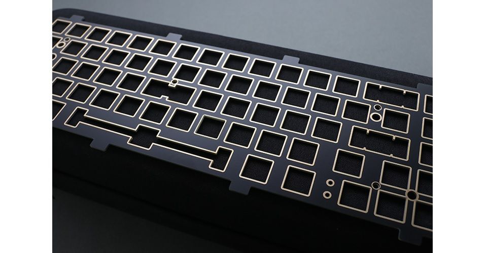 Ducky ProjectD Outlaw 65 RGB LED Barebone - Black Case Feature 3