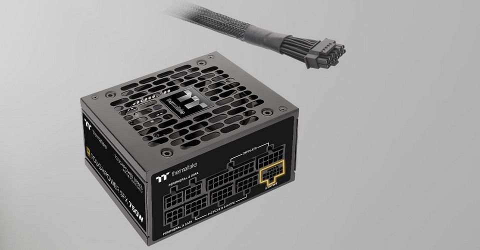 Thermaltake Toughpower SFX 750W ATX 3.0 PCIe 5.0 80+ Gold Fully Modular PSU - Black Feature 3