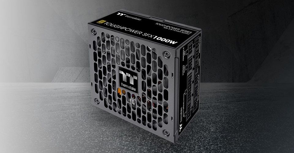 Thermaltake Toughpower SFX 1000W ATX 3.0 PCIe 5.0 80+ Gold Fully Modular PSU - Black Feature 2