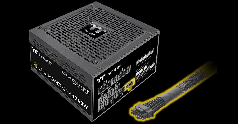 Thermaltake Toughpower GF A3 750W 80+ Gold PCIe Gen5 ATX 3.0 Power Supply - Black Feature 3