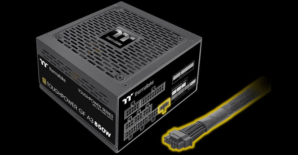 Thermaltake Toughpower GF A3 850W 80+ Gold PCIe Gen5 ATX 3.0 Power Supply - Black Feature 3