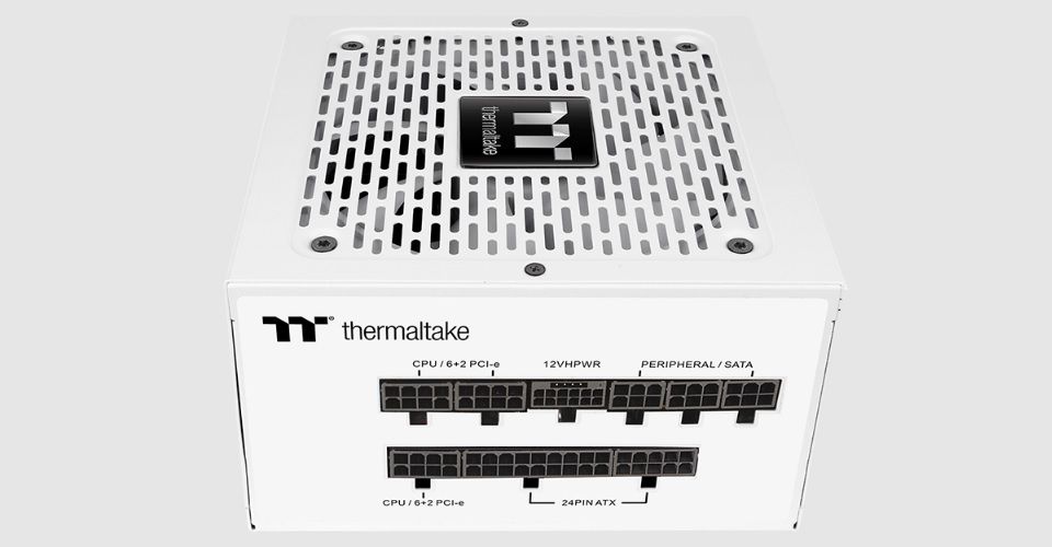 Thermaltake Toughpower GF A3 850W 80+ Gold PCIe Gen5 ATX 3.0 Fully Modular PSU - Snow White Feature 7