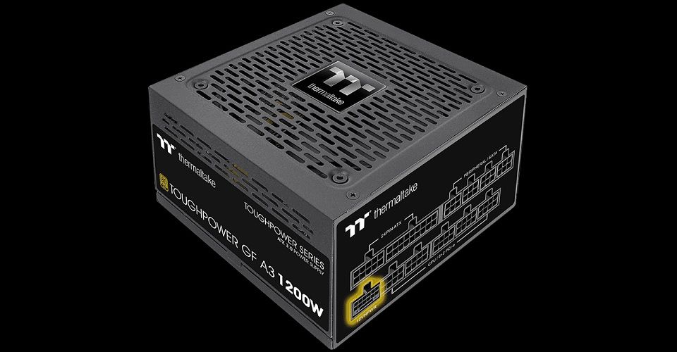 Thermaltake Toughpower GF A3 1200W 80+ Gold PCIe Gen5 ATX 3.0 Power Supply - Black Feature 1