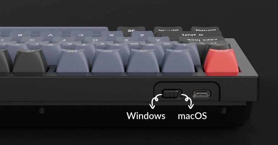 ANSI Keychron Q1 QMK RGB Barebone Aluminium Mac/PC Space Grey Custom  Keyboard : Q1-A2-V1 : The Keyboard Company