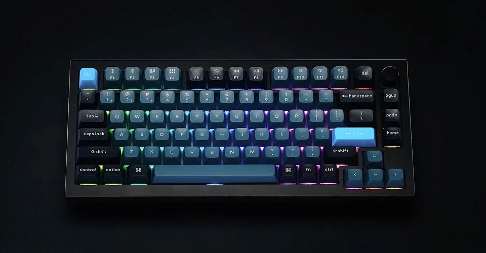 Keychron Q1 Pro QMK/VIA Wireless Custom Mechanical Keyboard - Carbon Black Feature 5