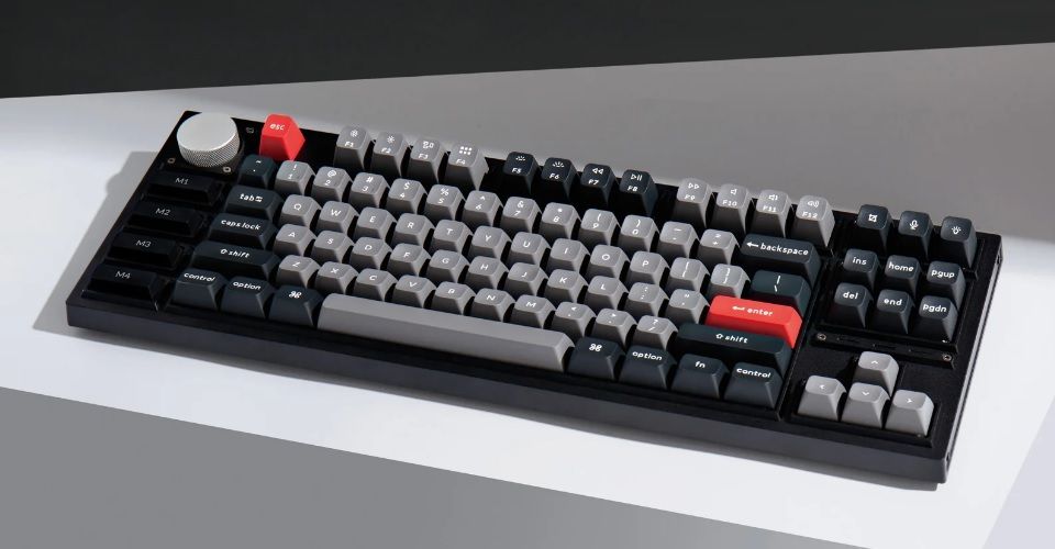 Keychron Q3 Pro QMK/VIA Wireless Custom Mechanical Keyboard Barebone - Carbon Black Feature 1