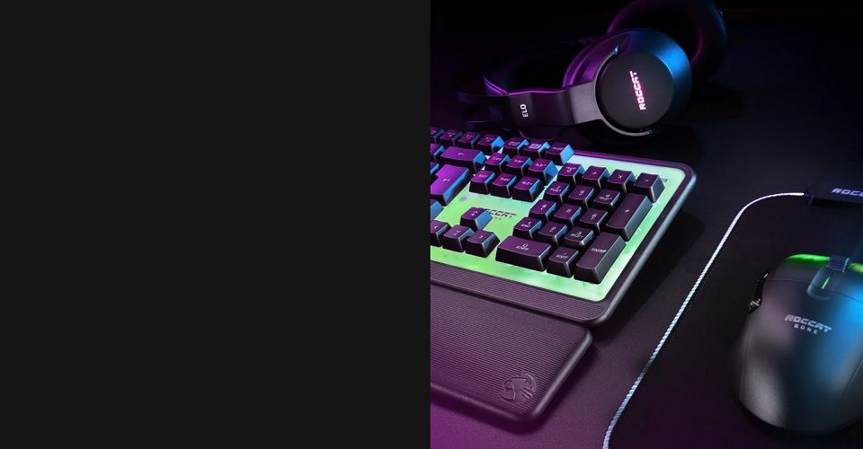 Roccat Magma Membrane RGB Gaming Keyboard - Black Feature 3