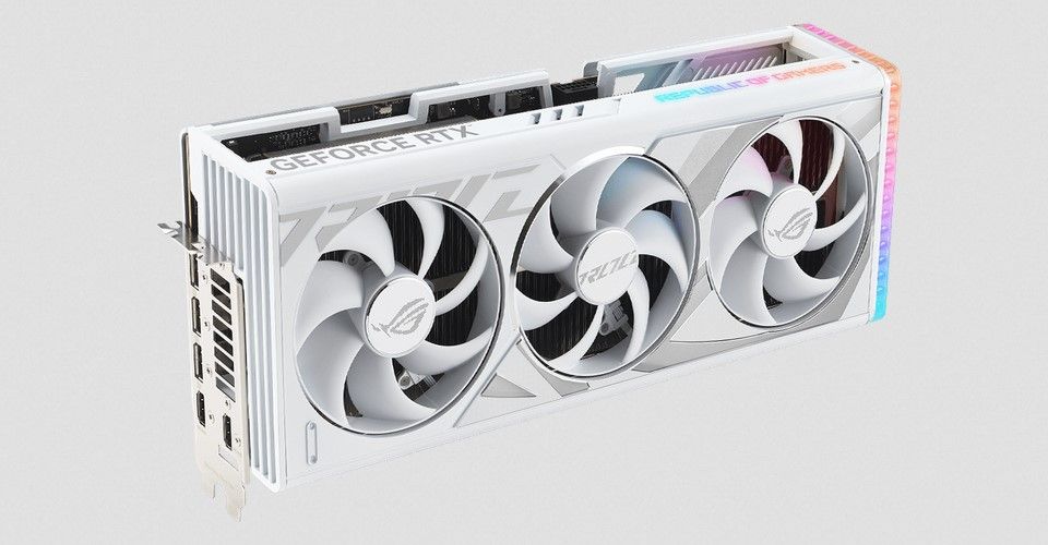 ASUS ROG Strix GeForce RTX 4090 GDDR6X 24GB Graphics Card - White Feature 1