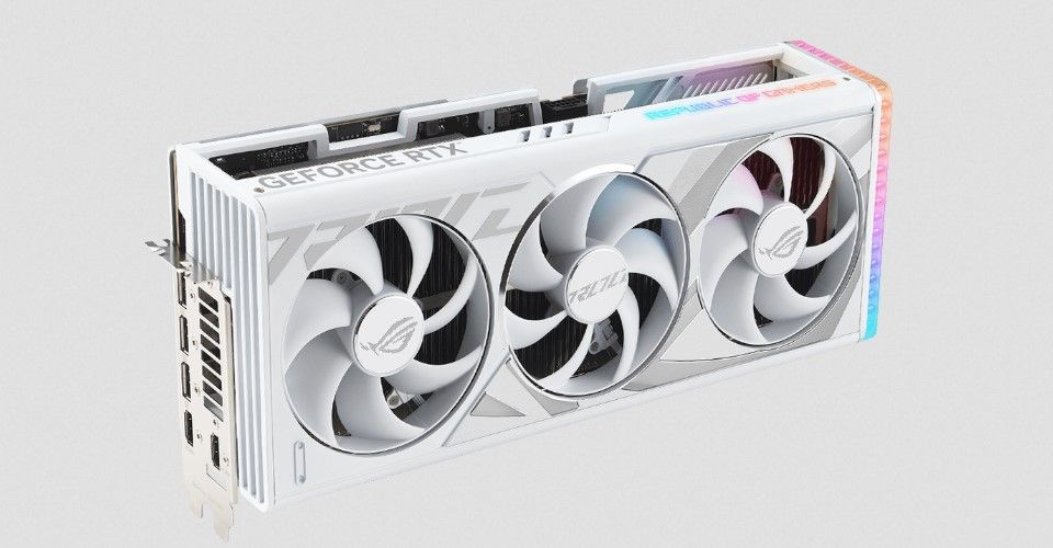 ASUS ROG Strix GeForce RTX 4090 White 24GB OC Graphics Card - White Feature 1