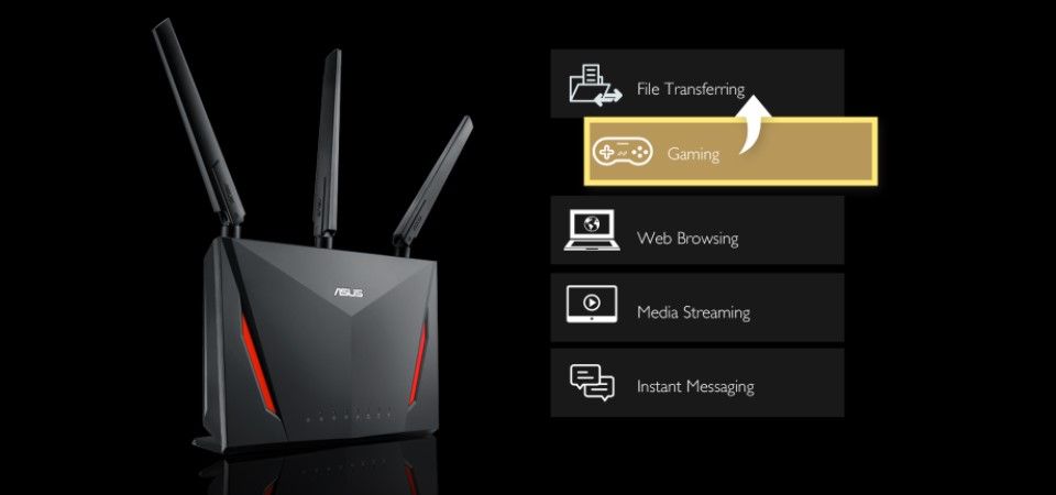 ASUS RT-AC86U Dual Band Gaming Router Feature 2