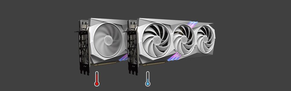 MSI GeForce RTX™ 4080 Gaming X Trio 16GB Graphics Card - White Feature 5