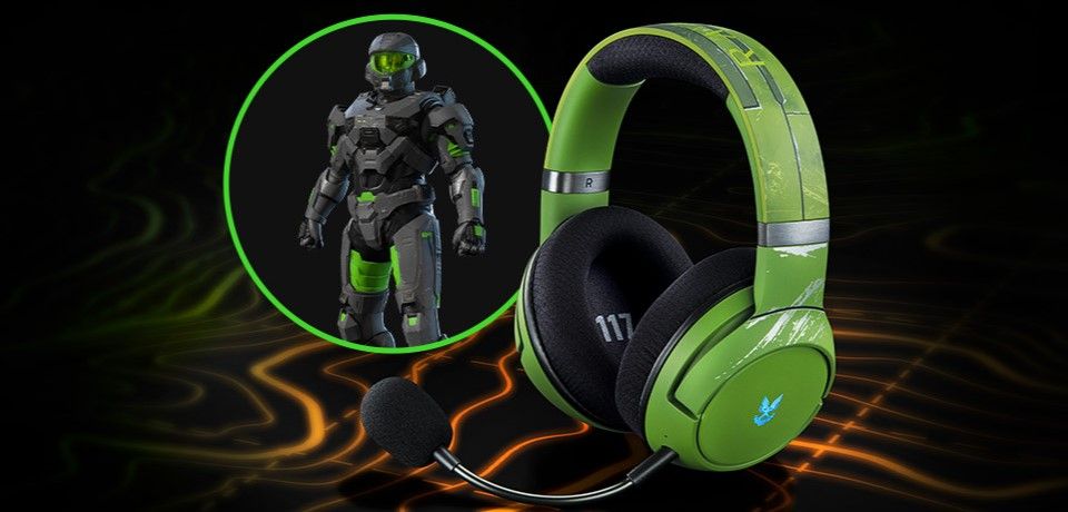 Razer Kaira Pro Wireless Headset for Xbox - Halo Infinite Feature 1