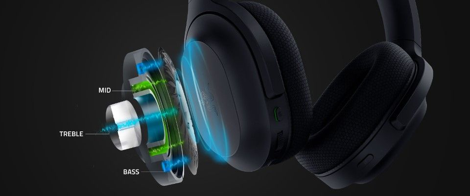 Razer RZ04-03790100 Barracuda Wireless Gaming Headset Feature 2