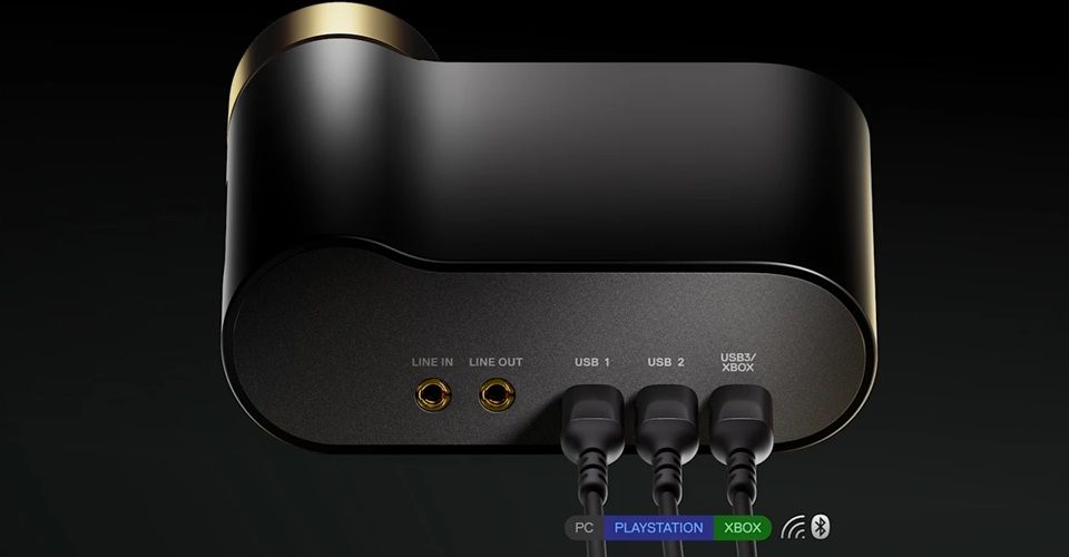 SteelSeries Arctis Nova Elite Wireless Headset Sage Gold Feature 3