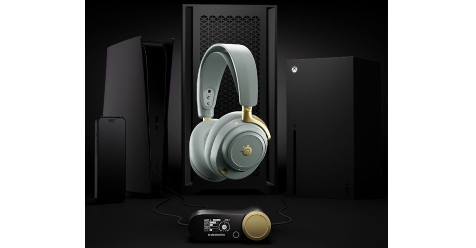 SteelSeries Arctis Nova Elite Wireless Headset Sage Gold Feature 4