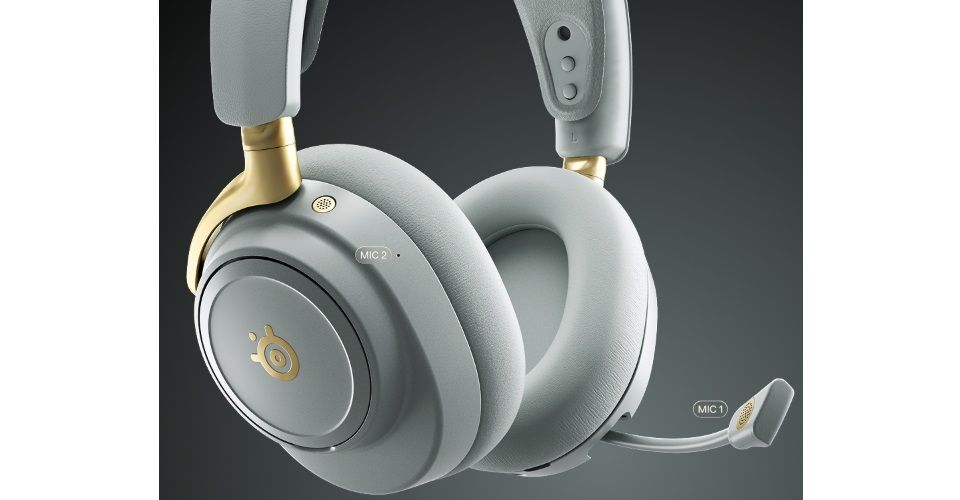 SteelSeries Arctis Nova Elite Wireless Headset Sage Gold Feature 5