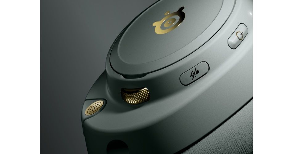 SteelSeries Arctis Nova Elite Wireless Headset Sage Gold Feature 7