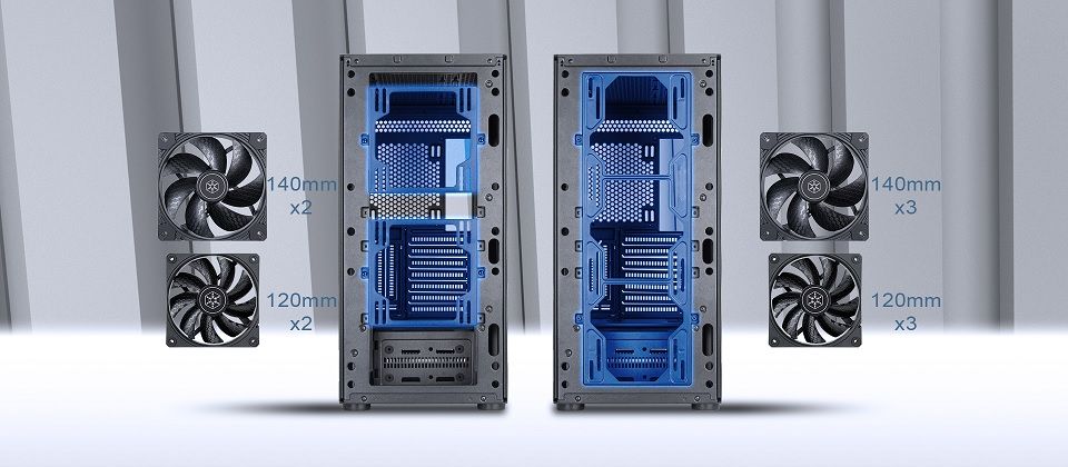 Silverstone SED1-B Mid-Tower ATX Chassis Feature 3