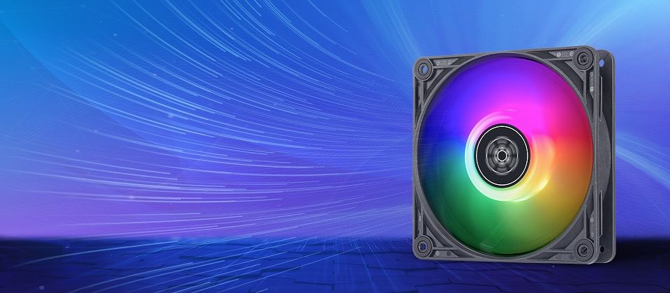 Buy SilverStone VS120W-ARGB Performance Enhanced 120mm ARGB PWM Fan ...