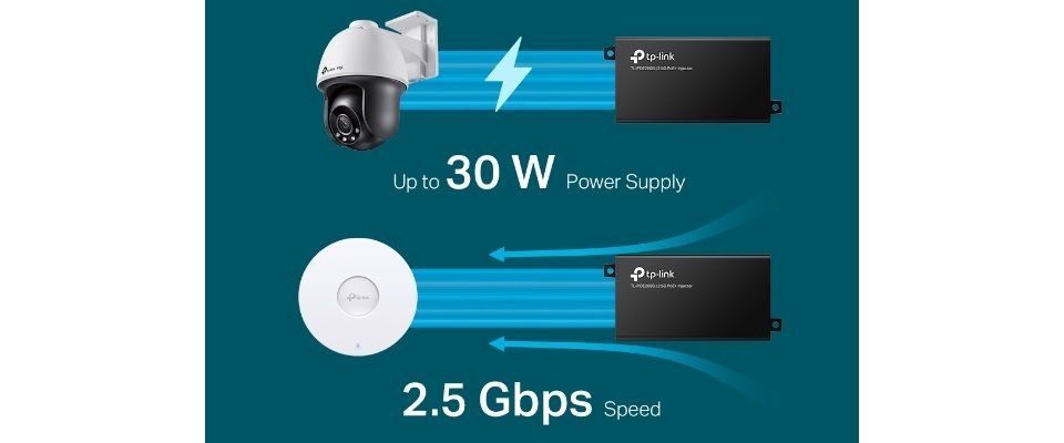 TP-Link TL-POE260S 2.5G PoE+ Injector Feature 1