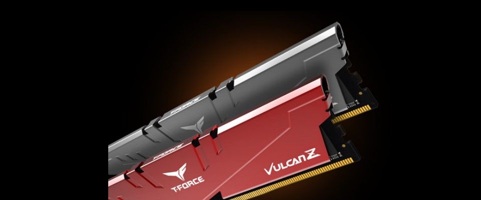 Team T-Force Vulcan Z 8GBx2 3200MHz UD-DDR4 Desktop Memory - Grey Feature 1