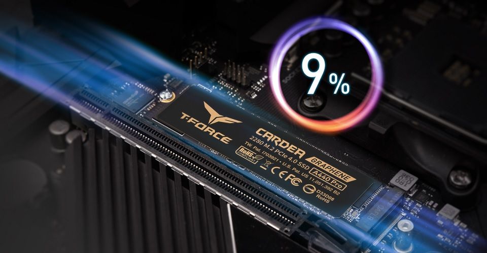 Team T-Force Cardea A440 Pro M.2-2280 PCIe Gen4x4 4TB Solid State Drive - Black Feature 2