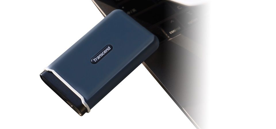 Transcend 1TB ESD370C PCIe to USB 3.1 Gen 2 Type-C External Portable Solid State Drive - Navy Blue Feature 5
