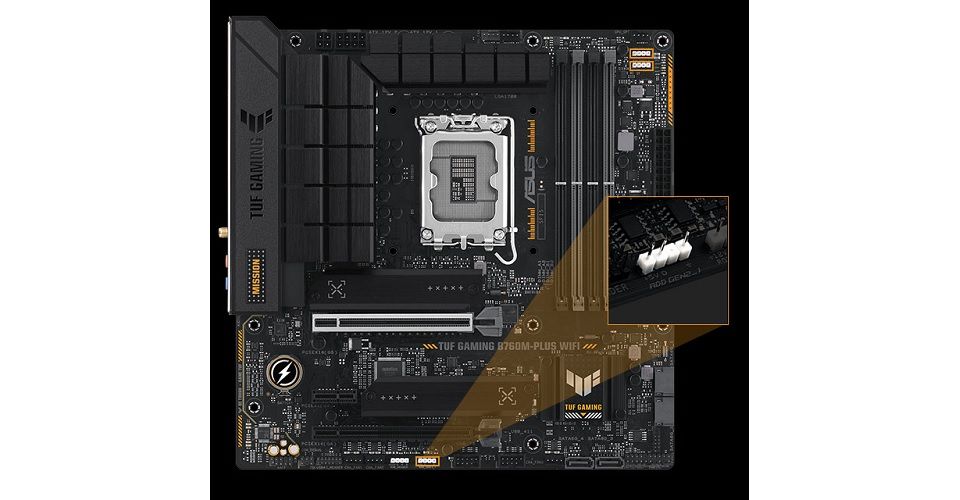 ASUS TUF Gaming B760M Plus Wi-Fi DDR5 Motherboard Feature 7