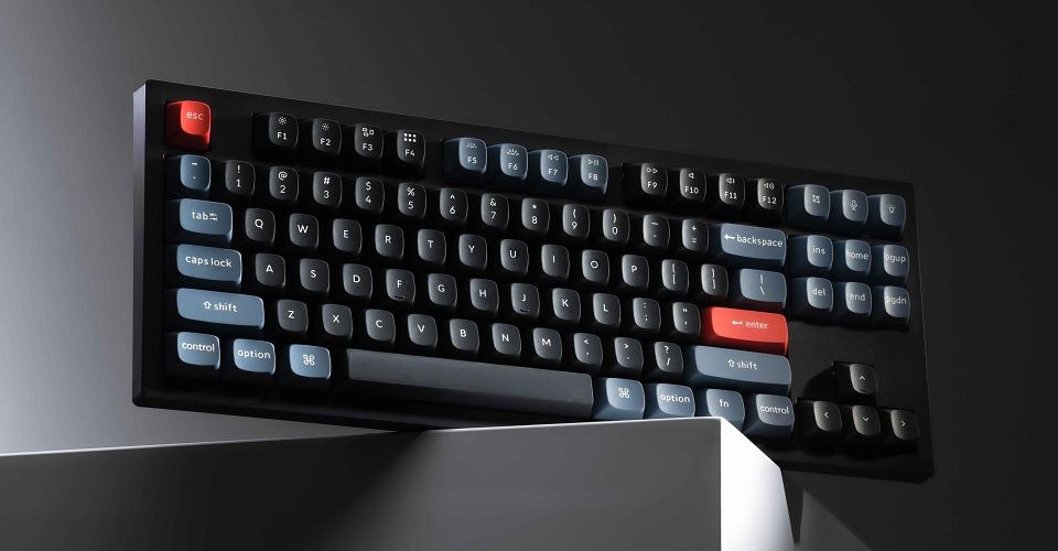 Keychron V3 QMK 80% Custom Hot-Swappable Barebone Version Mechanical Keyboard - Frosted Black Feature 4