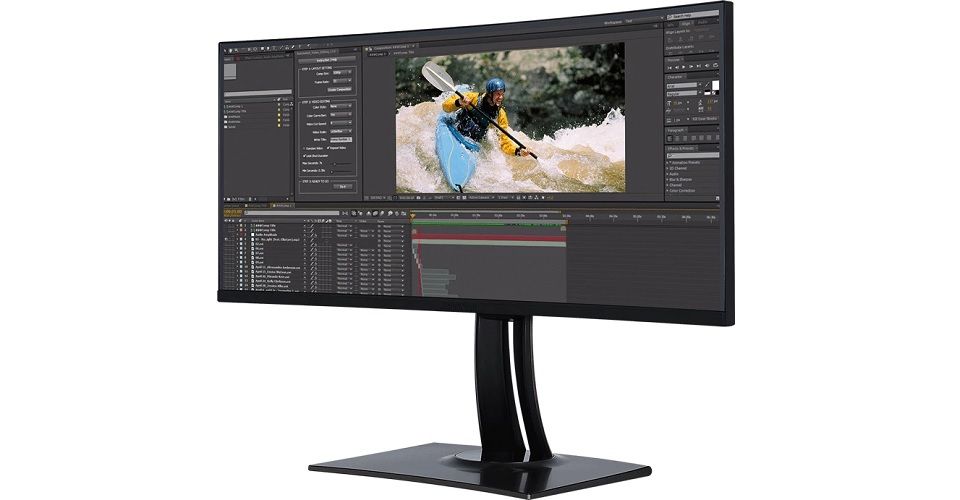 ViewSonic VP3481A 21:9 UWQHD 100Hz VA 34-inch Curved Monitor Feature 1