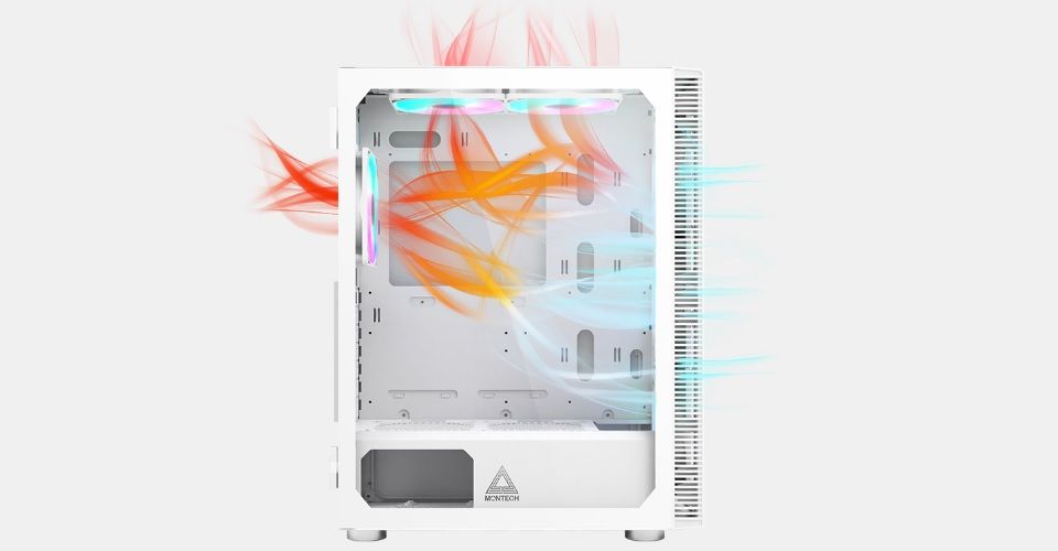 Montech X3 Glass Case - White Feature 2