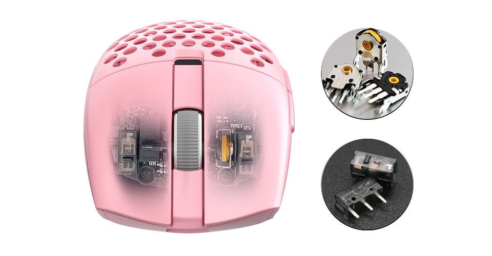 Fantech Aria XD7 Wireless Gaming Mouse - Pink Feature 1