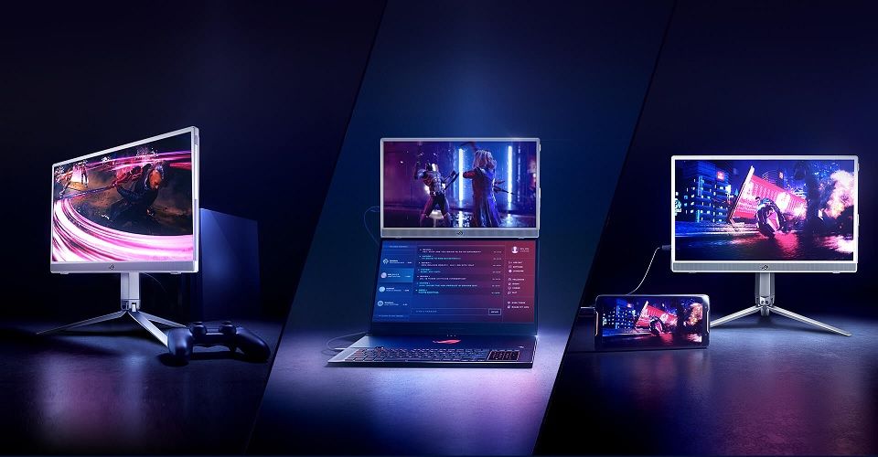 ASUS ROG Strix XG16AHP-W 16:9 FHD 144Hz IPS 15.6-inch Portable Gaming Monitor Feature 2