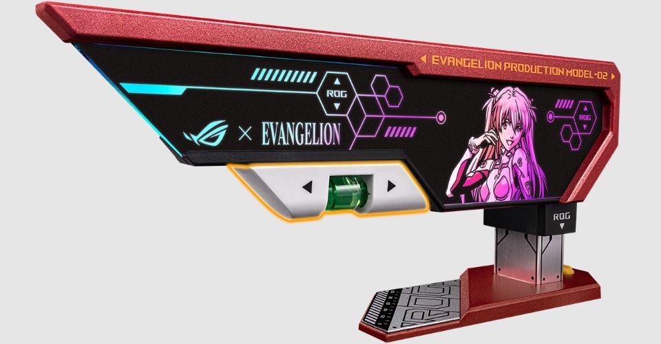 ROG Herculx EVA-02 Edition Graphics Card Holder Feature 2