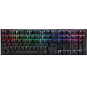 ducky one 2 rgb black mechanical keyboard cherry brown