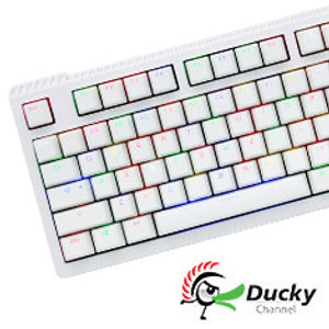 Geometri Parametre få øje på Buy Ducky Shine 6 White RGB Mechanical Keyboard Cherry Red  [DKSH1608ST-RUSPDWWT1] | PC Case Gear Australia