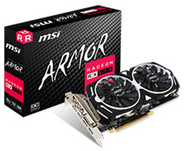Buy MSI Radeon RX 570 Armor OC 8GB [MSI-RX570-ARMOR-8G-OC] PC