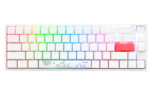 Buy Ducky One 2 Sf White Rgb Mechanical Keyboard Cherry Black Dkon1967st Auspdwwt1 Pc Case Gear Australia