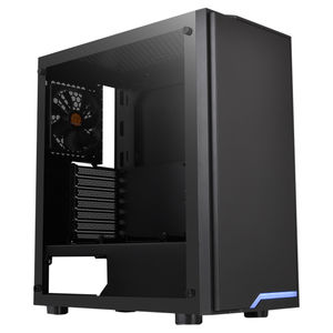 Buy Thermaltake H100 Tempered Glass Mid Tower Chassis Black [CA-1L4 ...