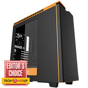 Buy NZXT H440 Mid Tower Case Black/Orange [CA-H440W-M2] | PC Case