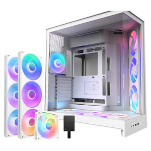 Buy NZXT H9 Flow RGB+ Case White [CM-H92FW-P1] | PC Case Gear